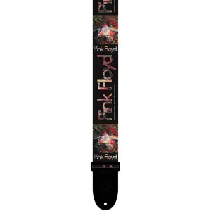 Perris 2" Polyester "Pink Floyd - Dark Side of the Moon Artsy Prisms" Licensed Guitar Strap