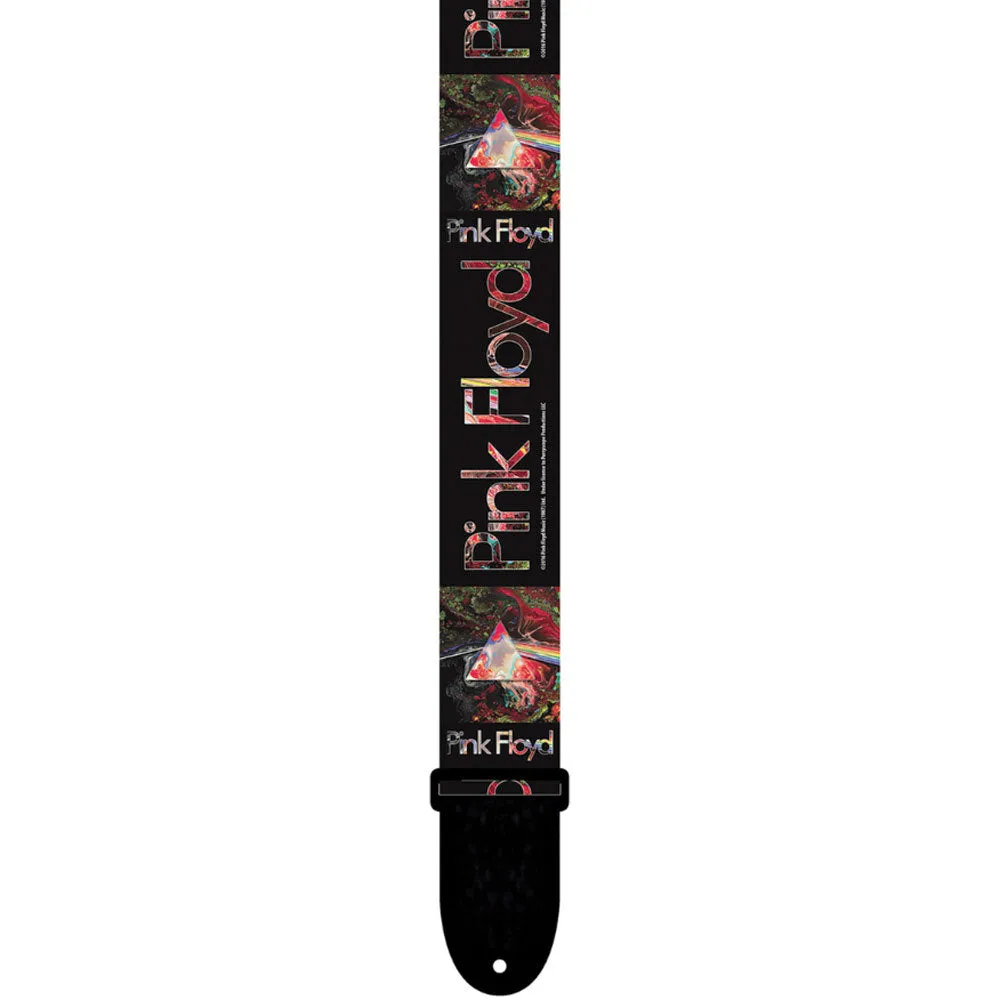 Perris 2" Polyester "Pink Floyd - Dark Side of the Moon Artsy Prisms" Licensed Guitar Strap