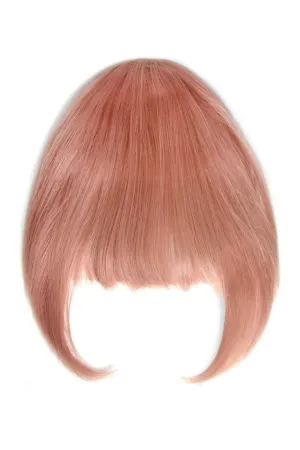 Pink Clip In Fringe