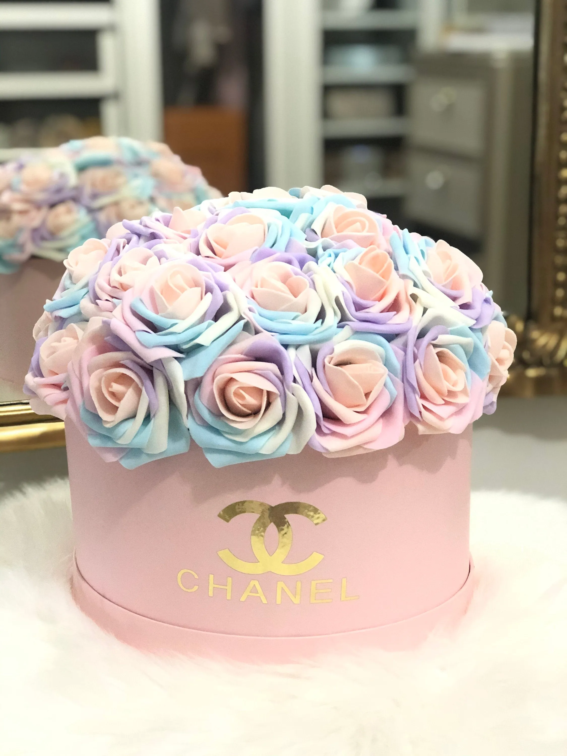 Pink Flower Box Bouquet