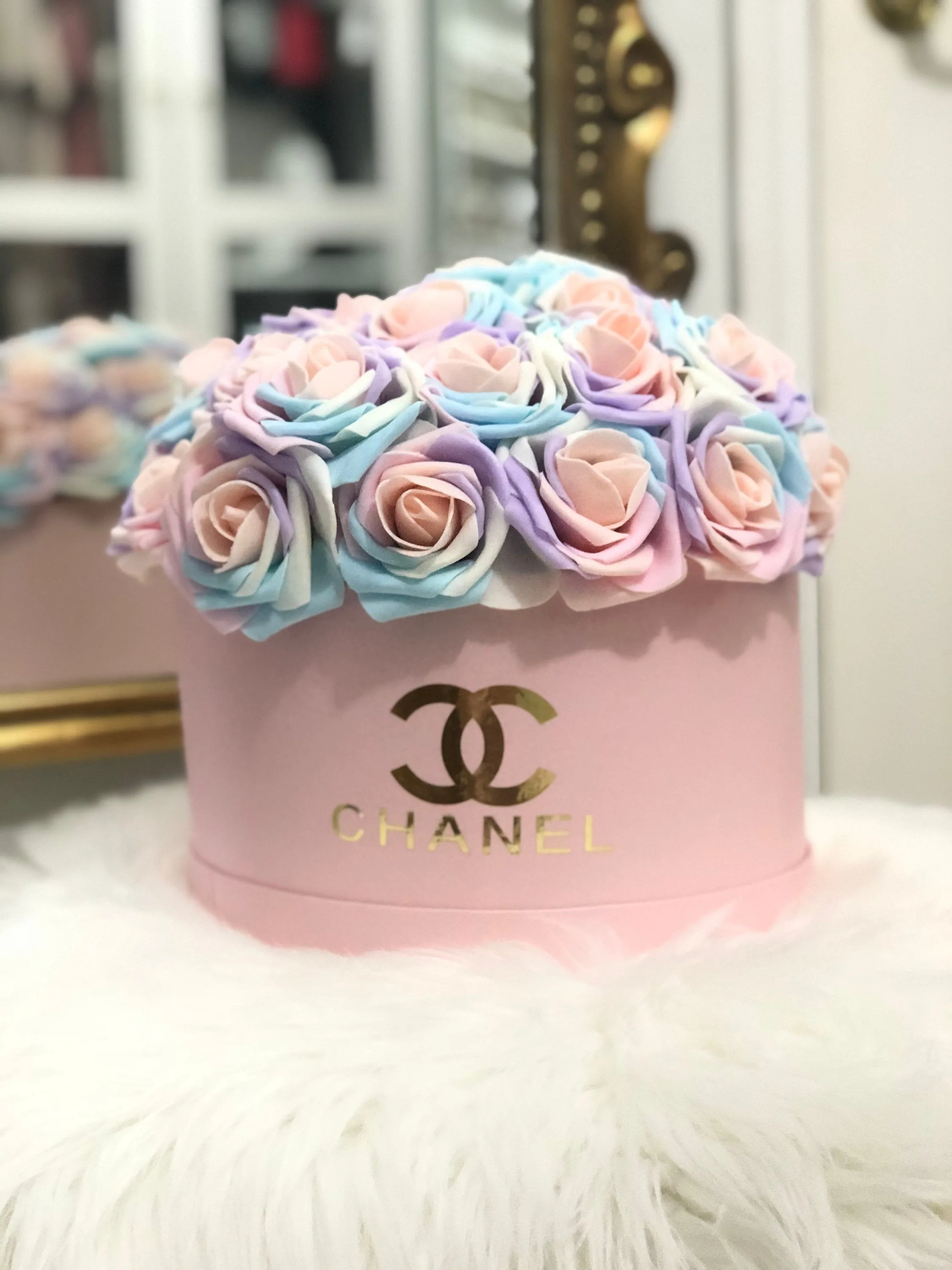 Pink Flower Box Bouquet