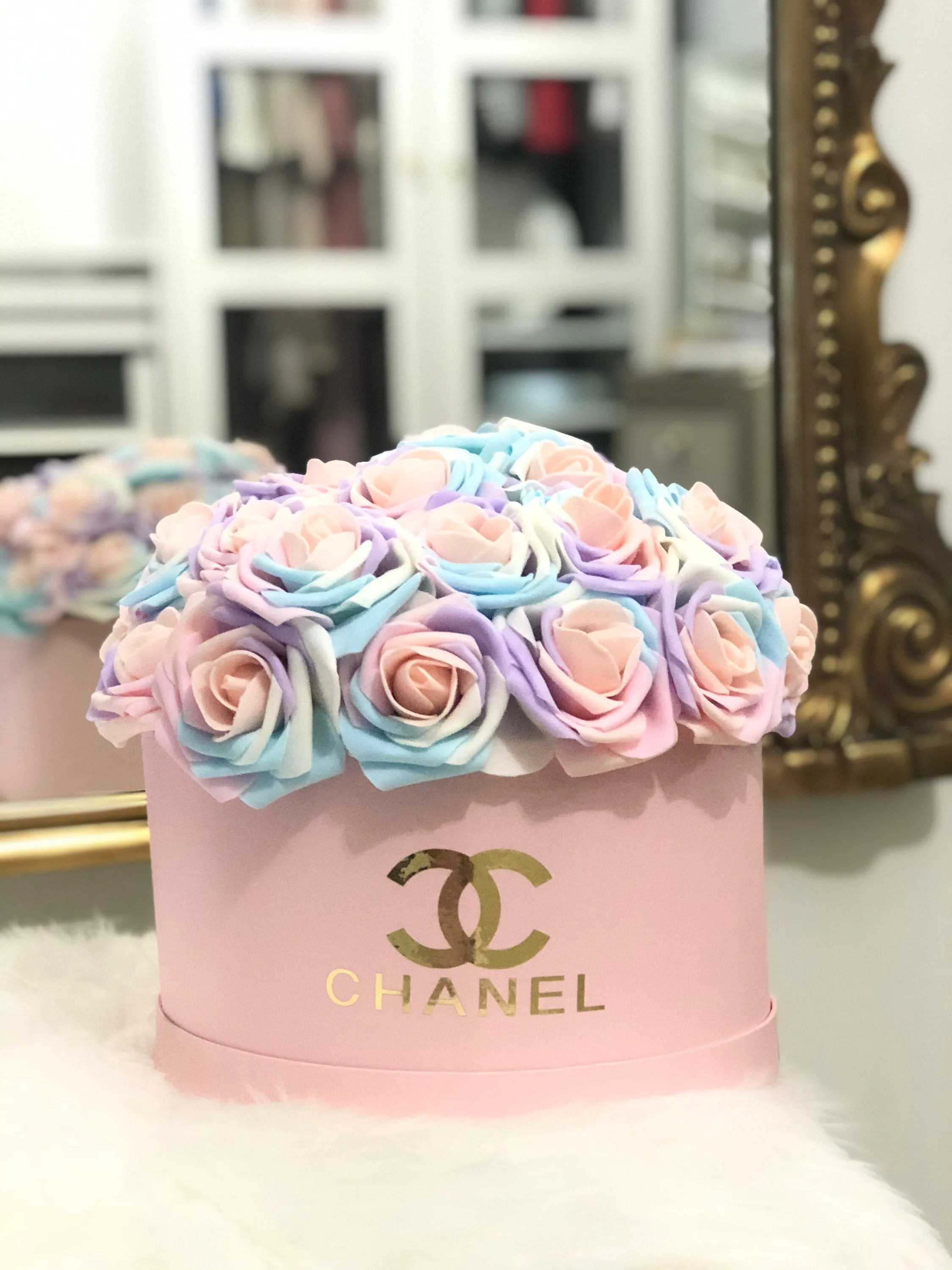 Pink Flower Box Bouquet