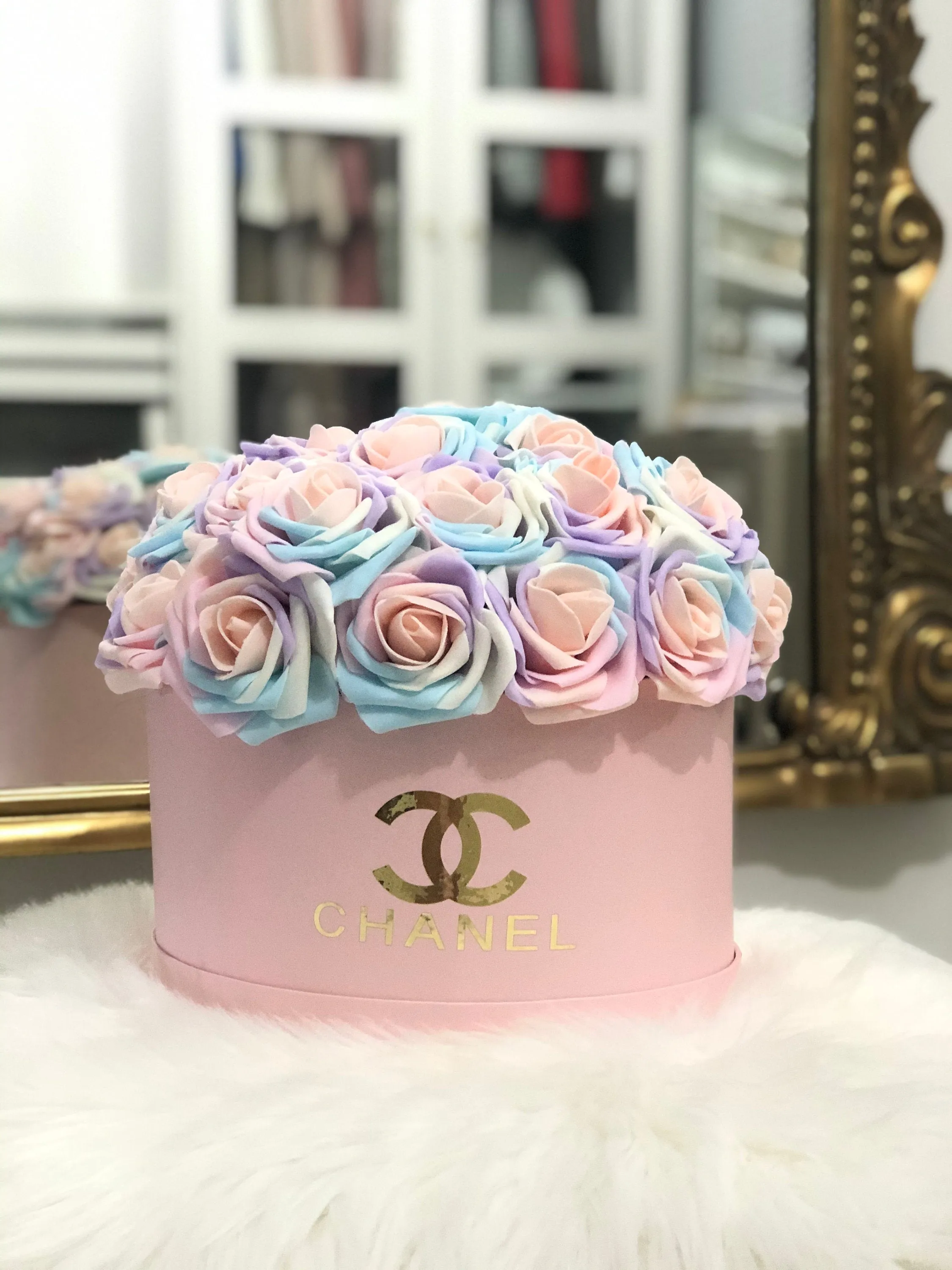 Pink Flower Box Bouquet
