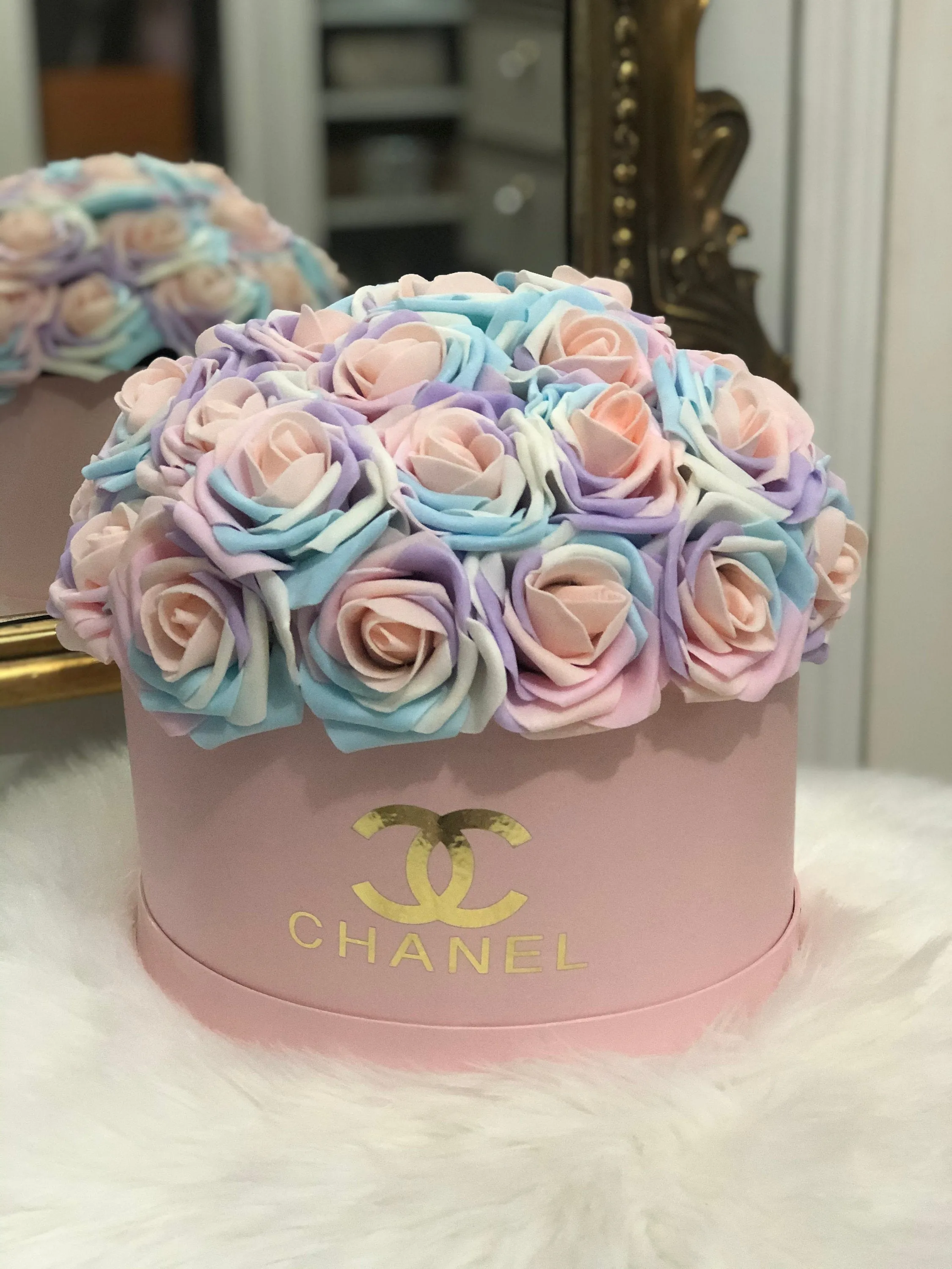 Pink Flower Box Bouquet