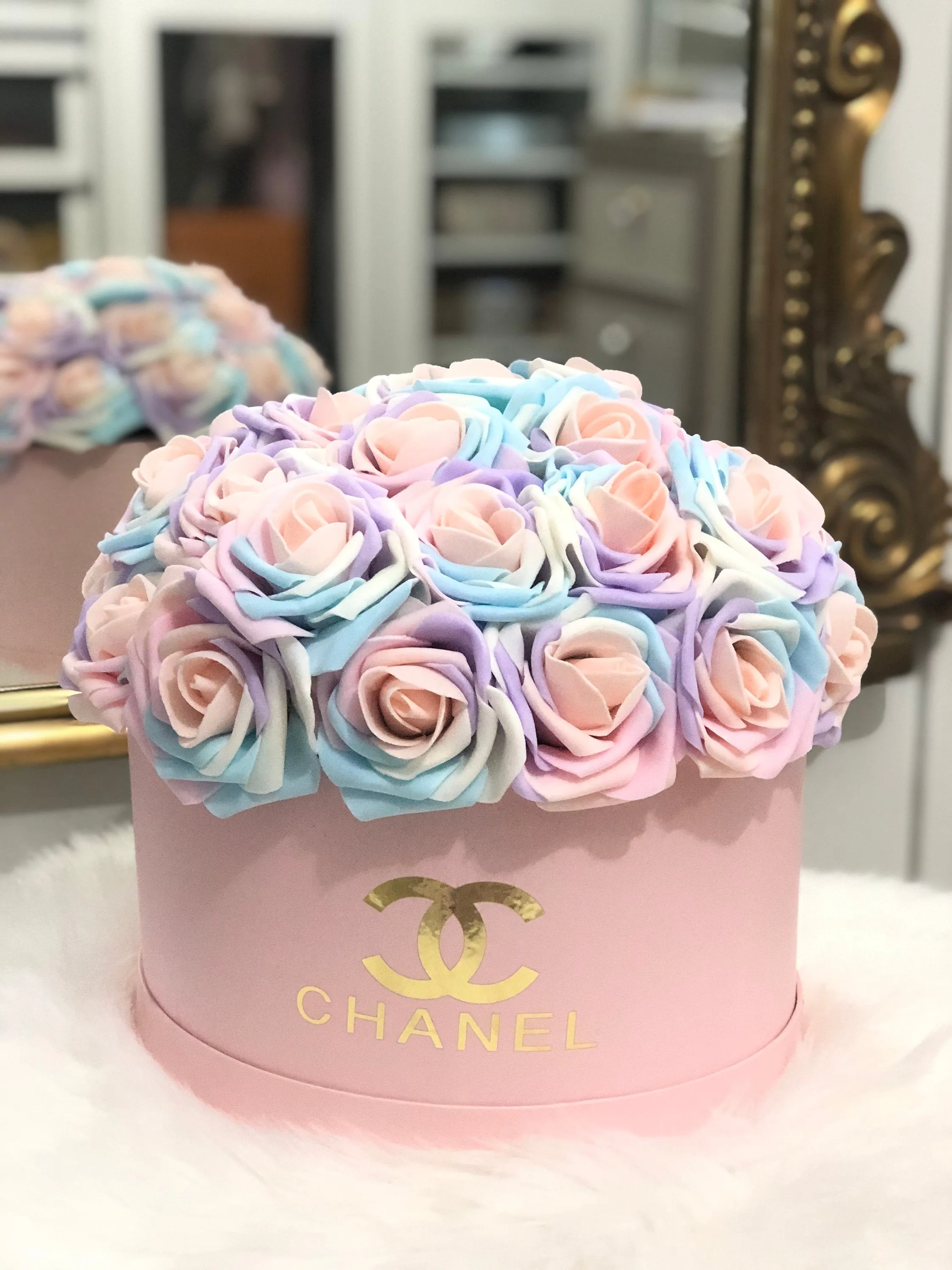 Pink Flower Box Bouquet