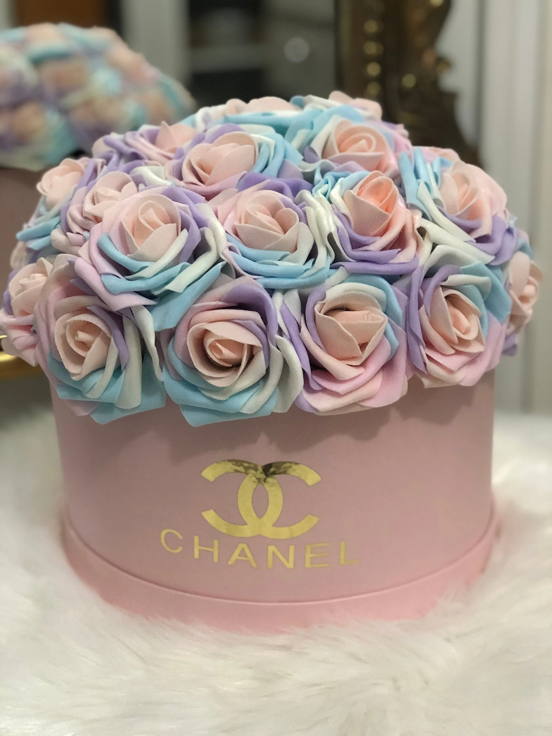Pink Flower Box Bouquet