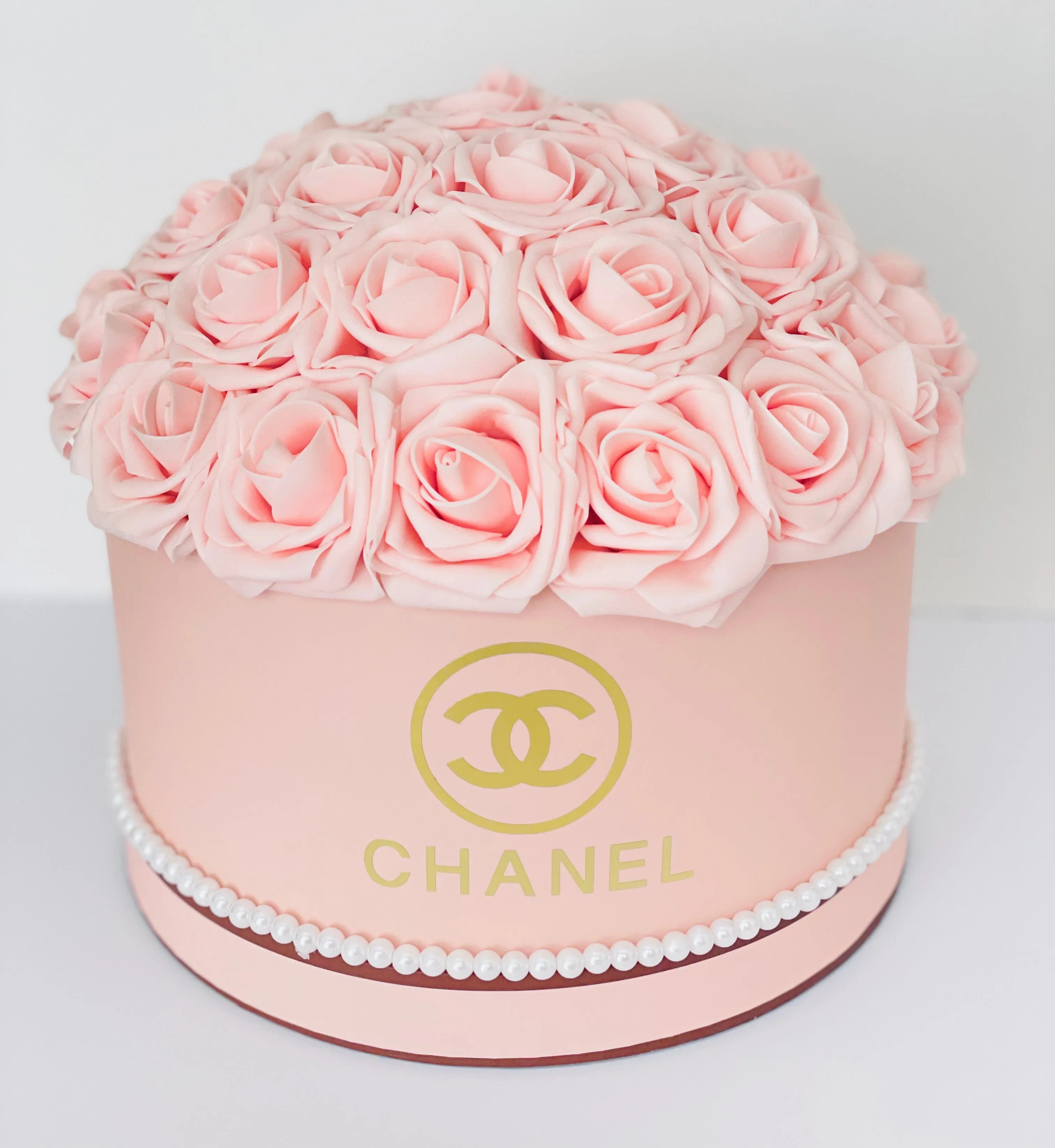 Pink Round Flower Box Bouquet