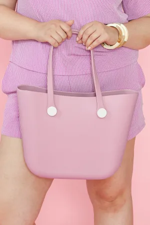 Pink Waterproof Self-assembly Detachable Straps EVA Tote Bag