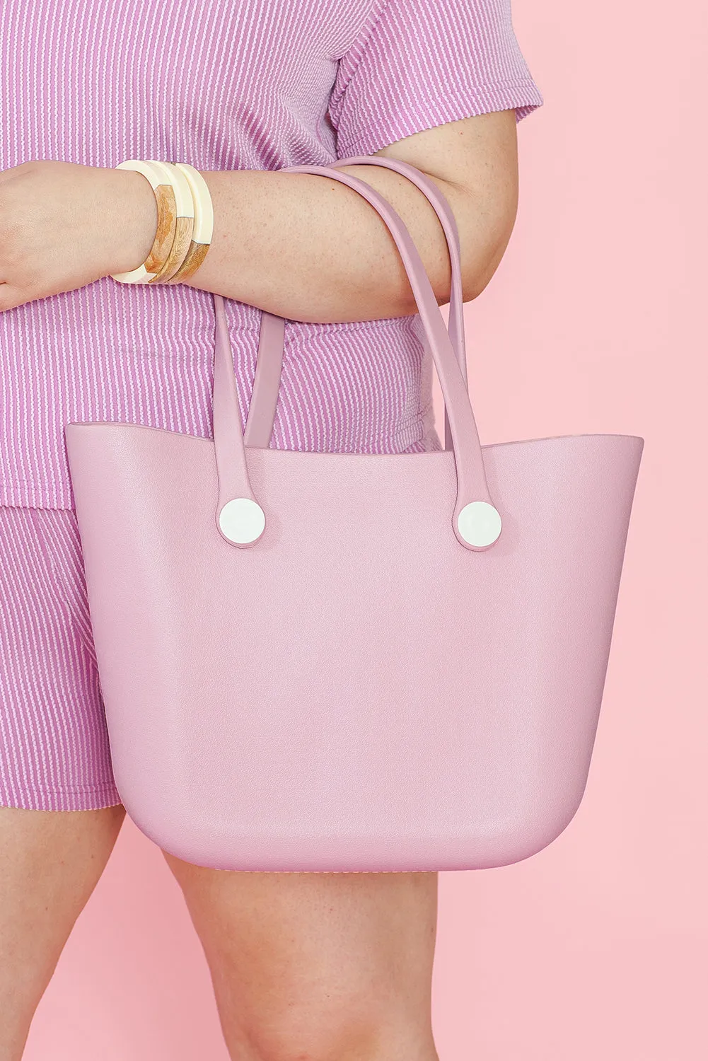Pink Waterproof Self-assembly Detachable Straps EVA Tote Bag