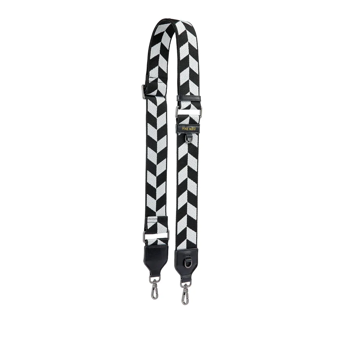 Pixie Mood Carly Strap - Black Chevron
