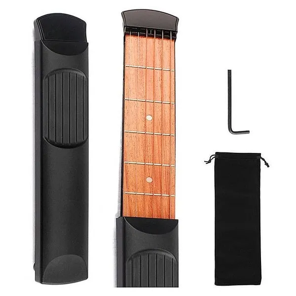 Pocket guitar Portable guitar fingering trainer Guitar finger exerciser Foldable guitar