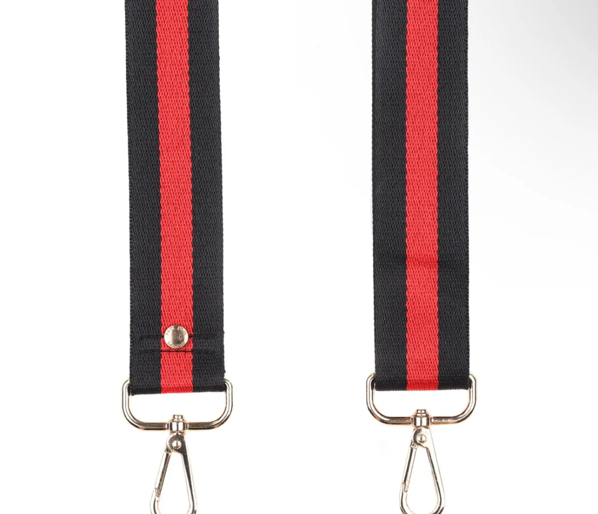 Pom Strap Black/Red