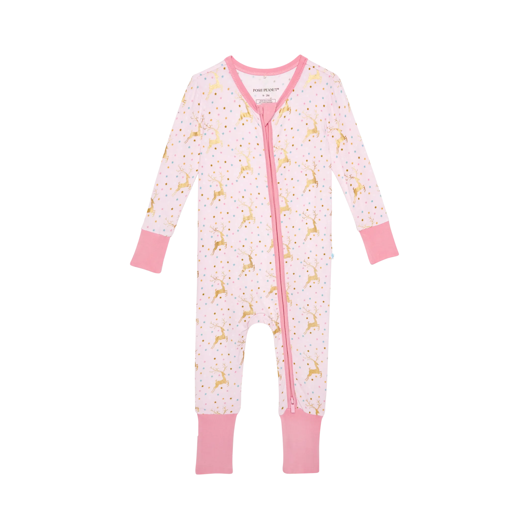 Posh Peanut Baby Convertible Romper Zippered One Piece in Ryleigh