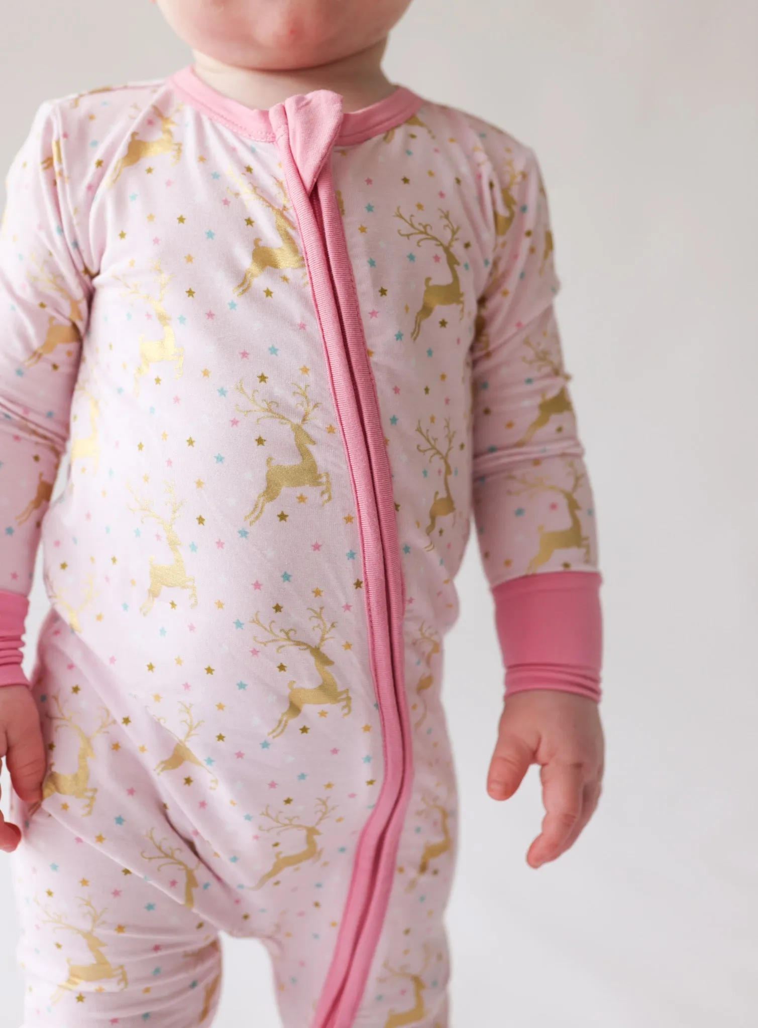 Posh Peanut Baby Convertible Romper Zippered One Piece in Ryleigh