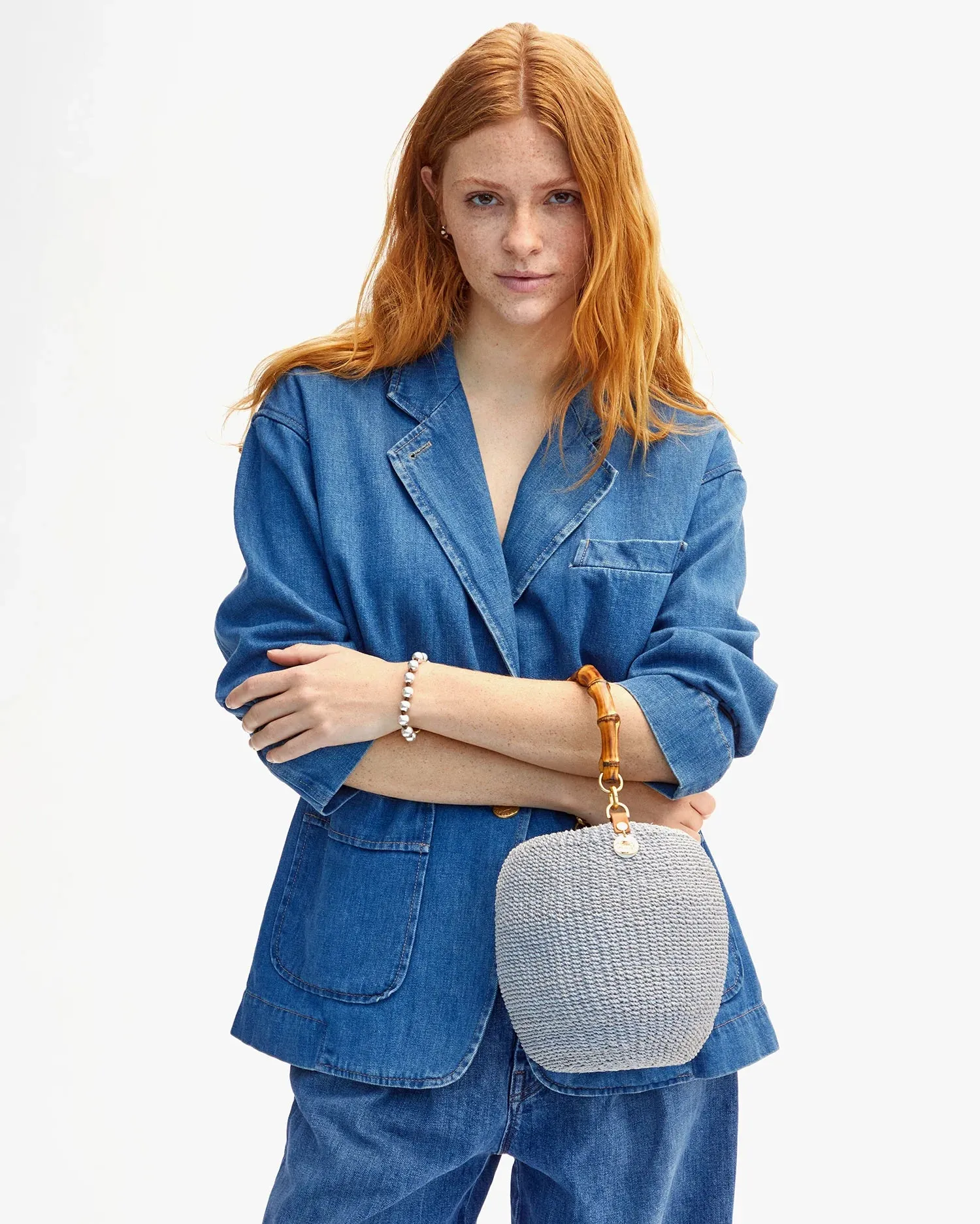 Pot de Miel w/ Bamboo Top Handle - Powder Blue