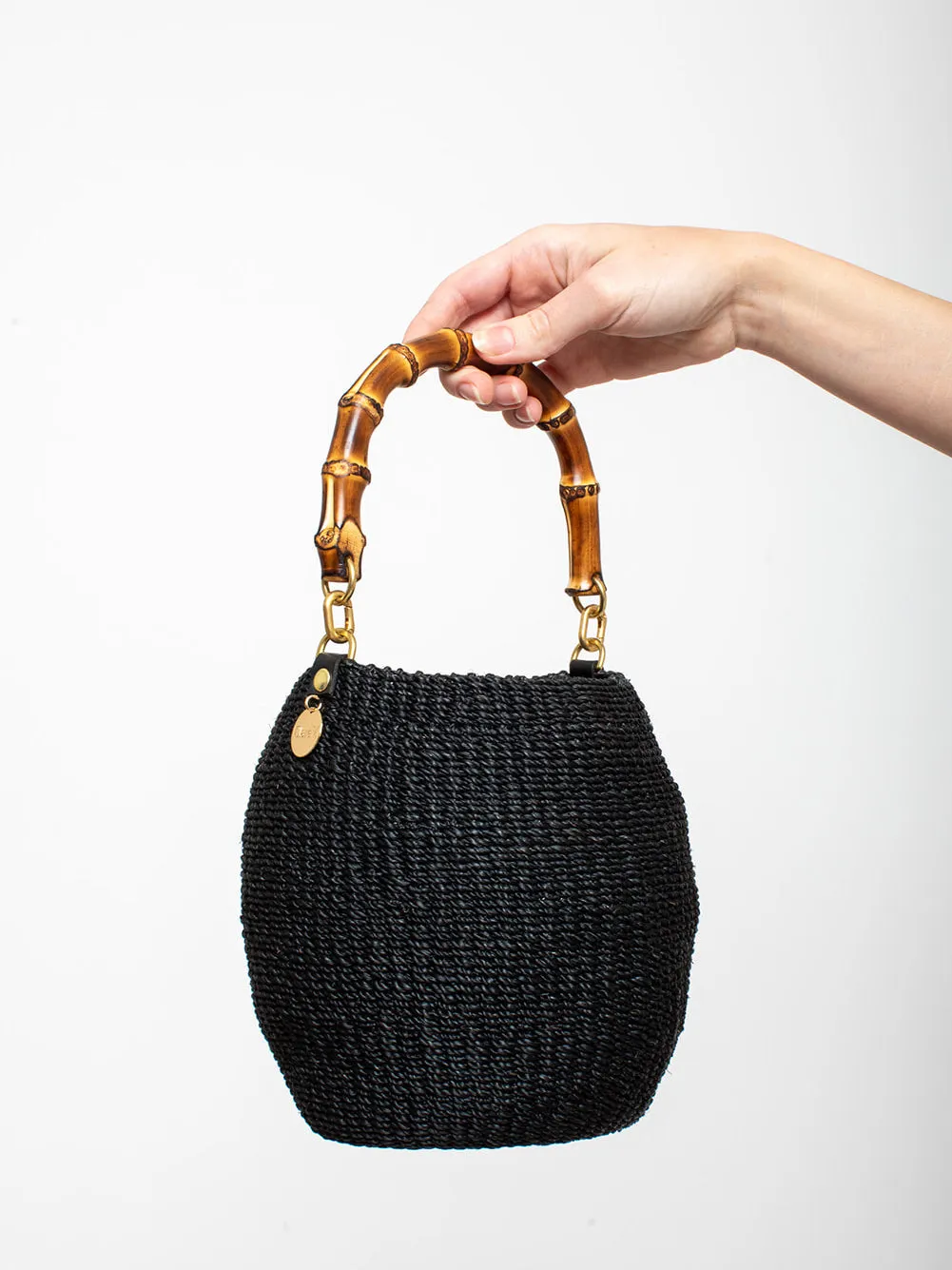 Pot de Miel with Bamboo Handle - Black