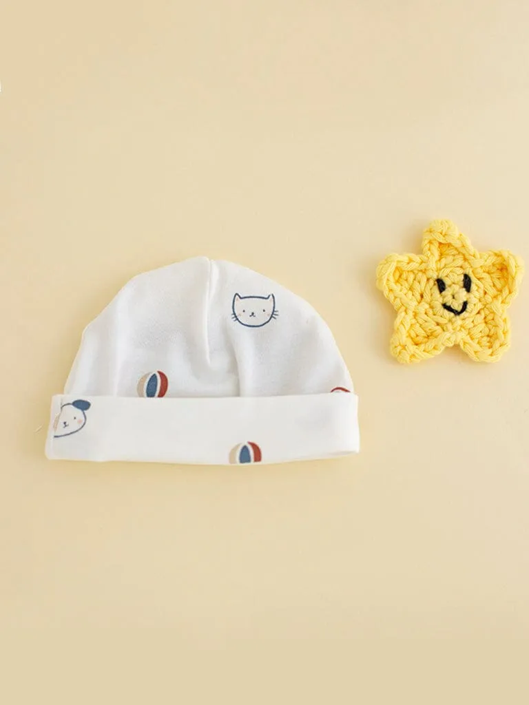 Preemie Round Hat, Pet Pals