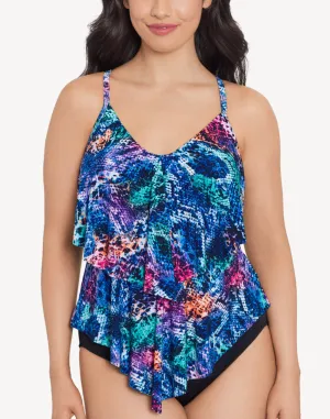 Primsatic Python Ronnie Tankini Top