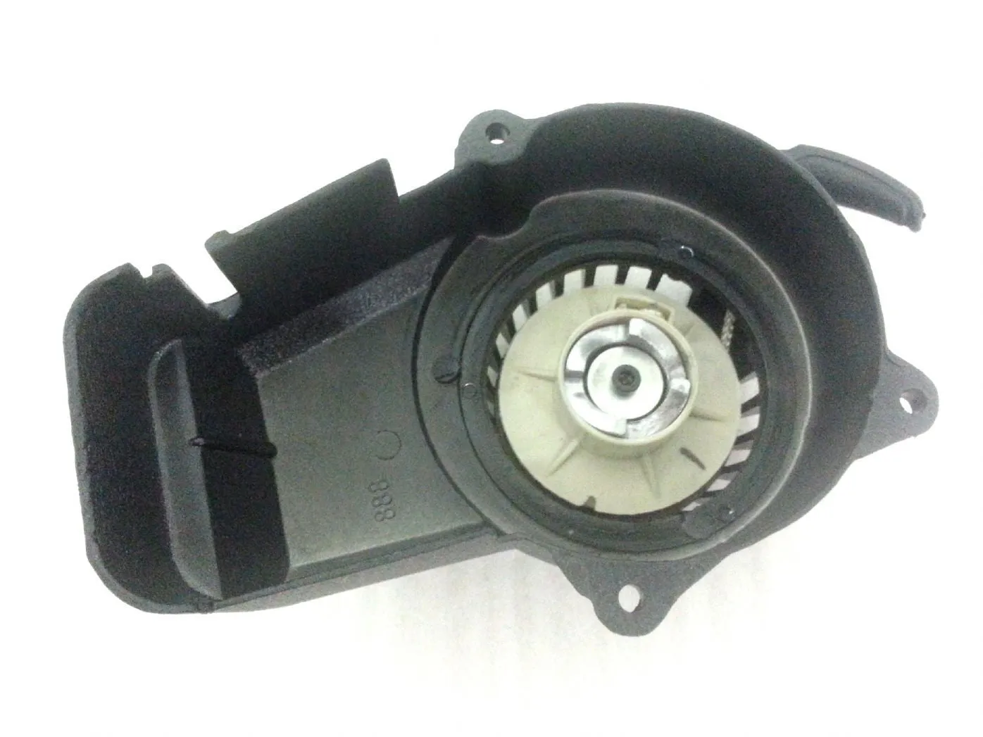 PU002 BLACK METAL PULL START FOR MINI MOTO/ MINI DIRT BIKE HEAVY DUTY WITH METAL PAWL, CORD & SPRING