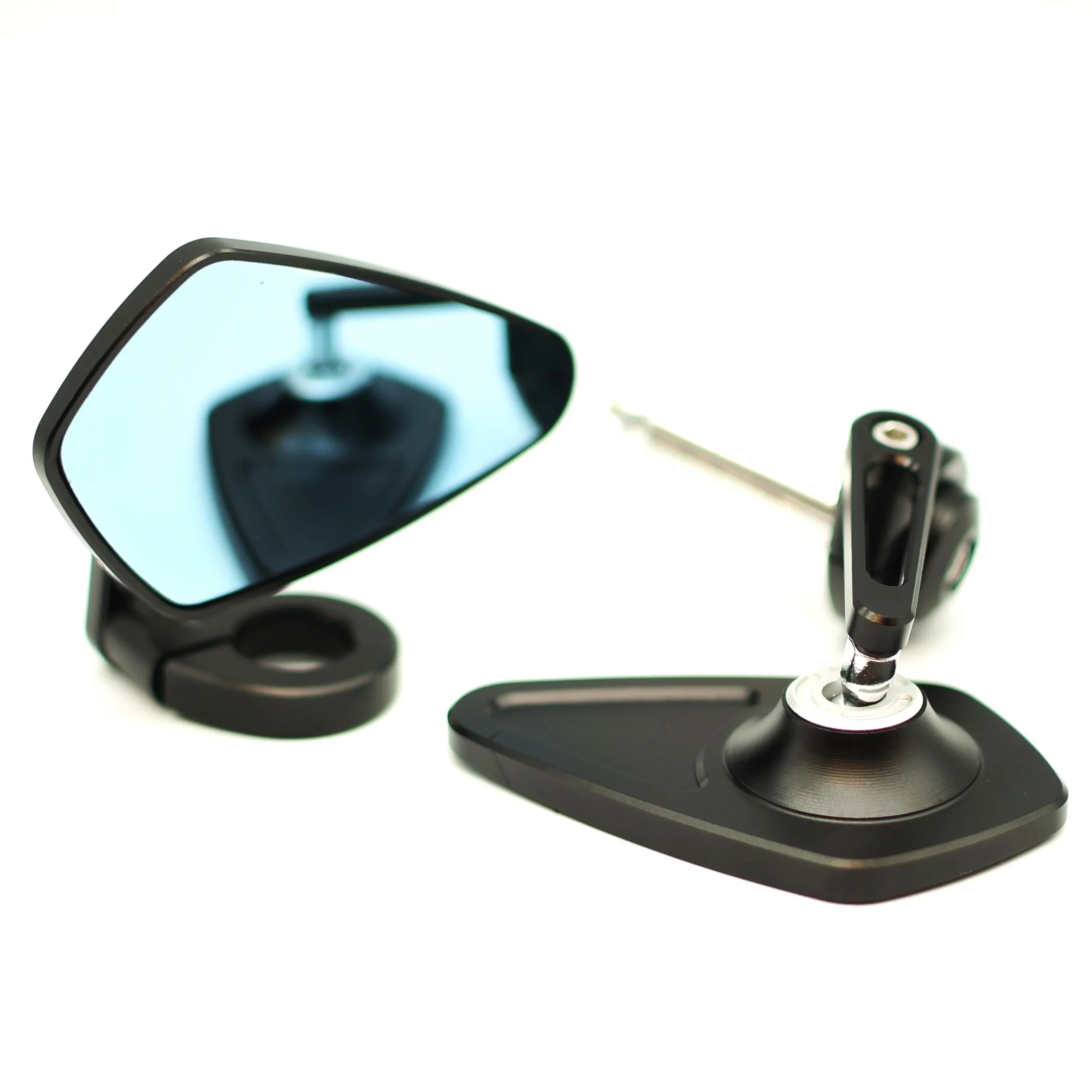 Pursuit CNC bar end mirrors