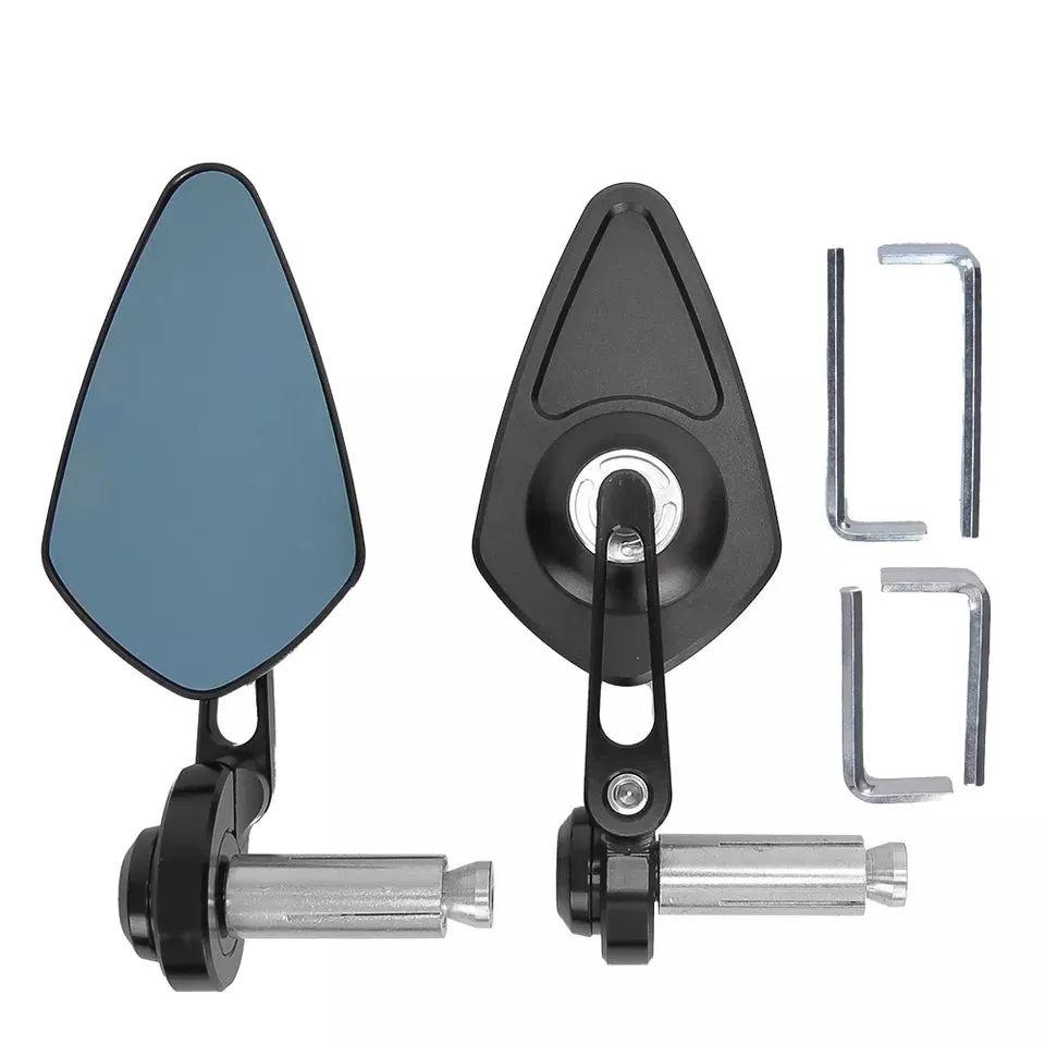 Pursuit CNC bar end mirrors
