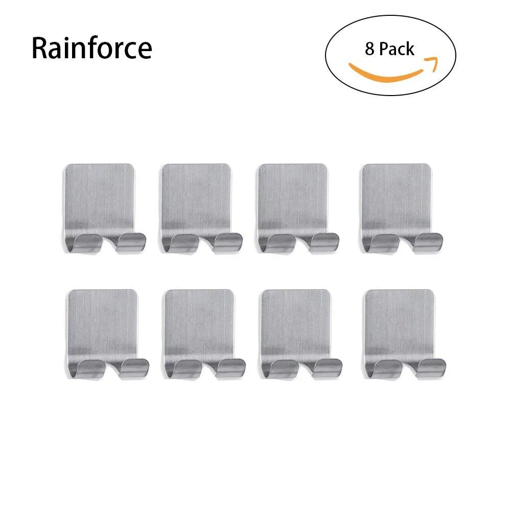 Razor Holder Appliances Plug Holder Hook With Self Adhesive (8 Pack)