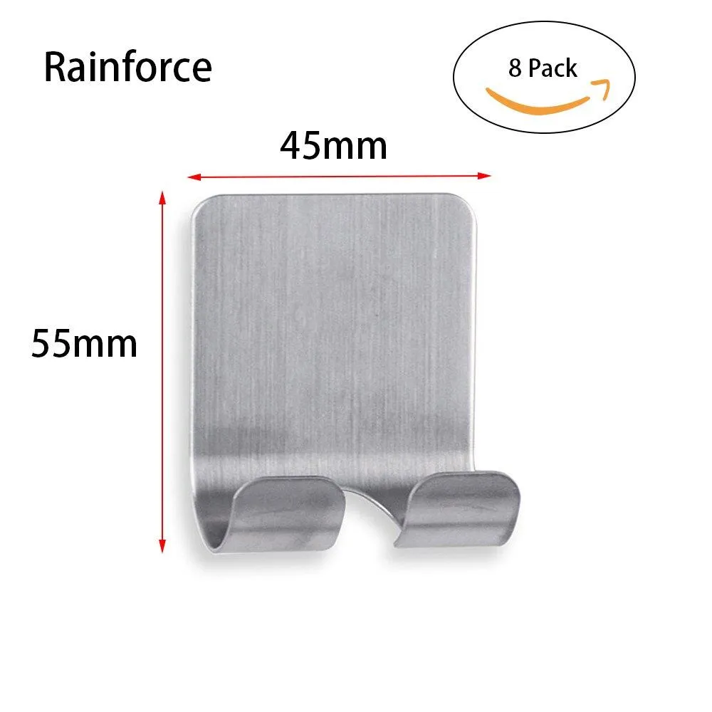 Razor Holder Appliances Plug Holder Hook With Self Adhesive (8 Pack)