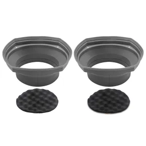 Recoil SPB69 6X9” Car Speaker Baffle Kits Foldable Silicone with Egg Crate Foam 2pcs