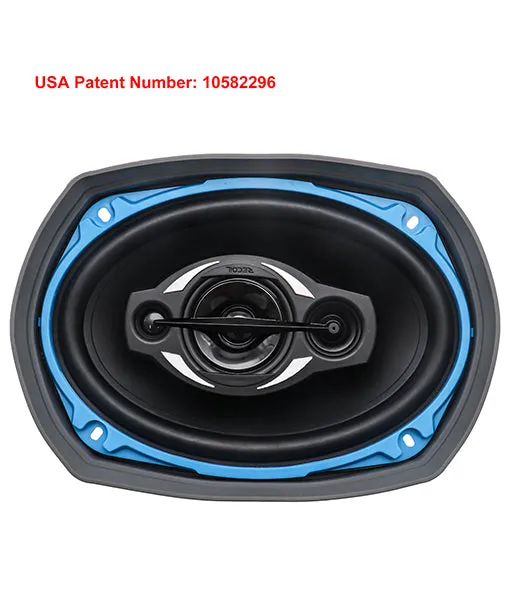 Recoil SPB69 6X9” Car Speaker Baffle Kits Foldable Silicone with Egg Crate Foam 2pcs