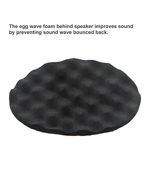 Recoil SPB69 6X9” Car Speaker Baffle Kits Foldable Silicone with Egg Crate Foam 2pcs