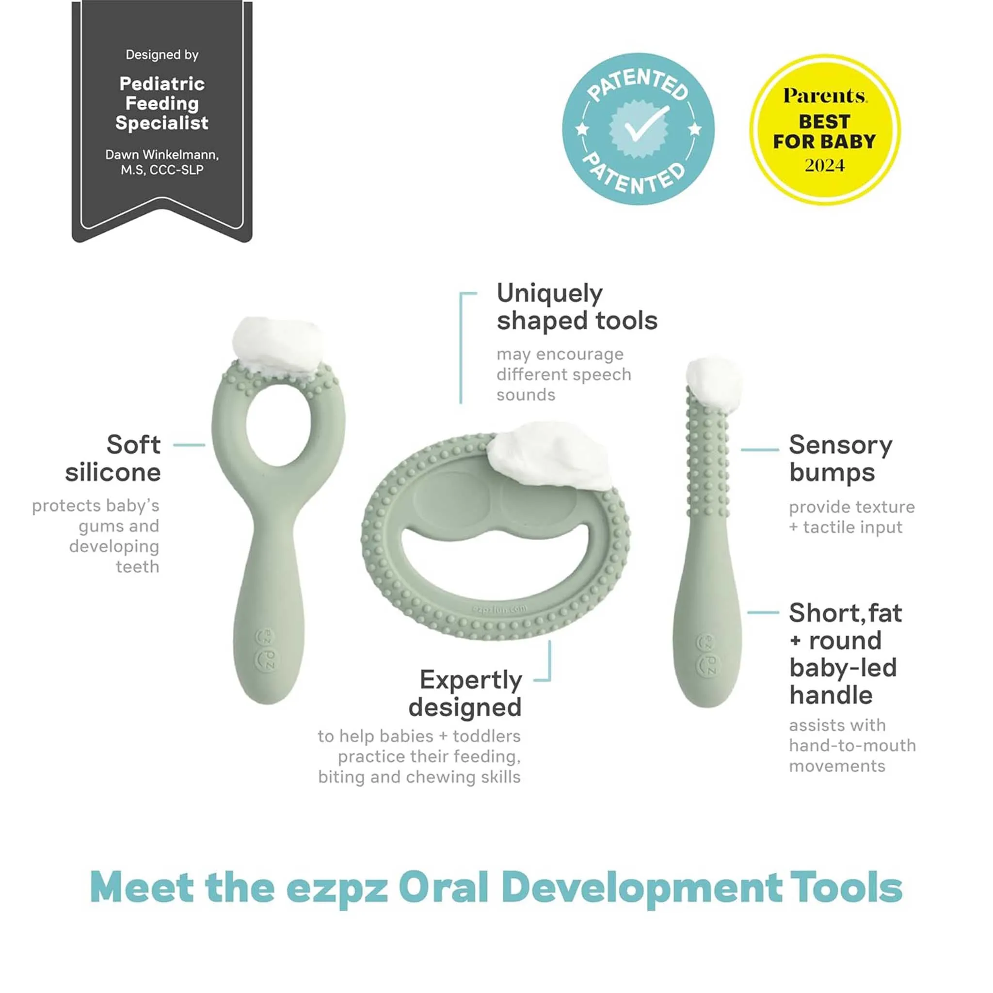 relove ezpz Oral Development Tools (3-pack)