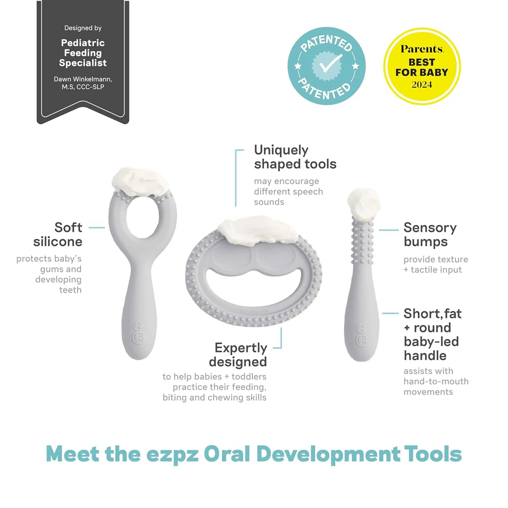 relove ezpz Oral Development Tools (3-pack)