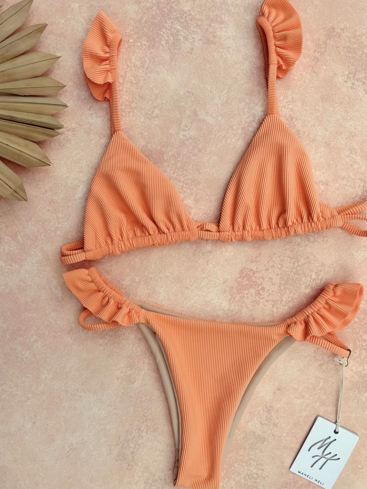 Ribbed Carla Bikini Top