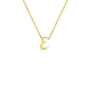Roberto Coin Tiny Treasures Love Letter 18K Gold 'E' Pendant