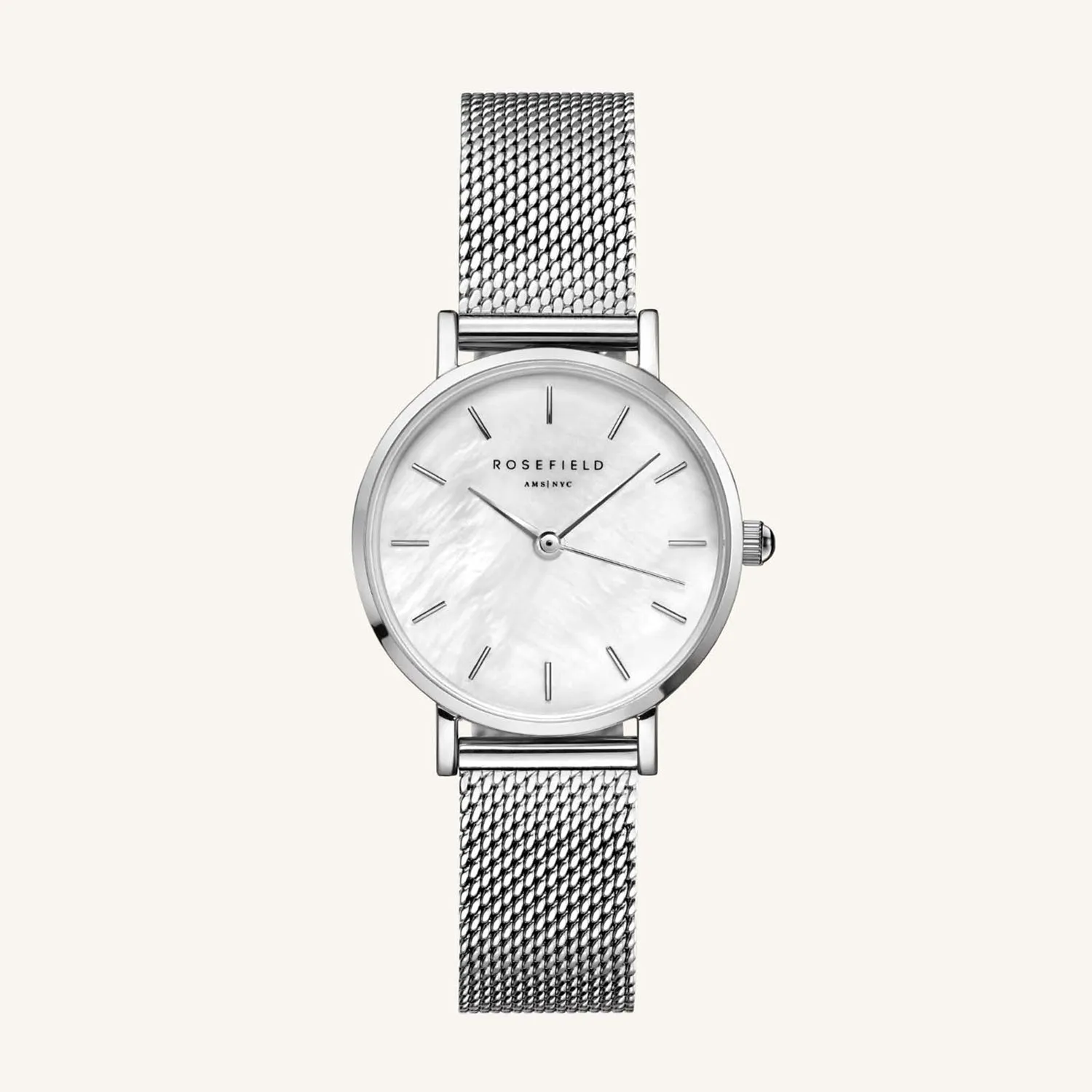 Rosefield The Small Edit White SilverLadies Watch