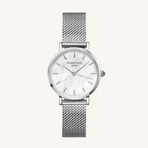 Rosefield The Small Edit White SilverLadies Watch