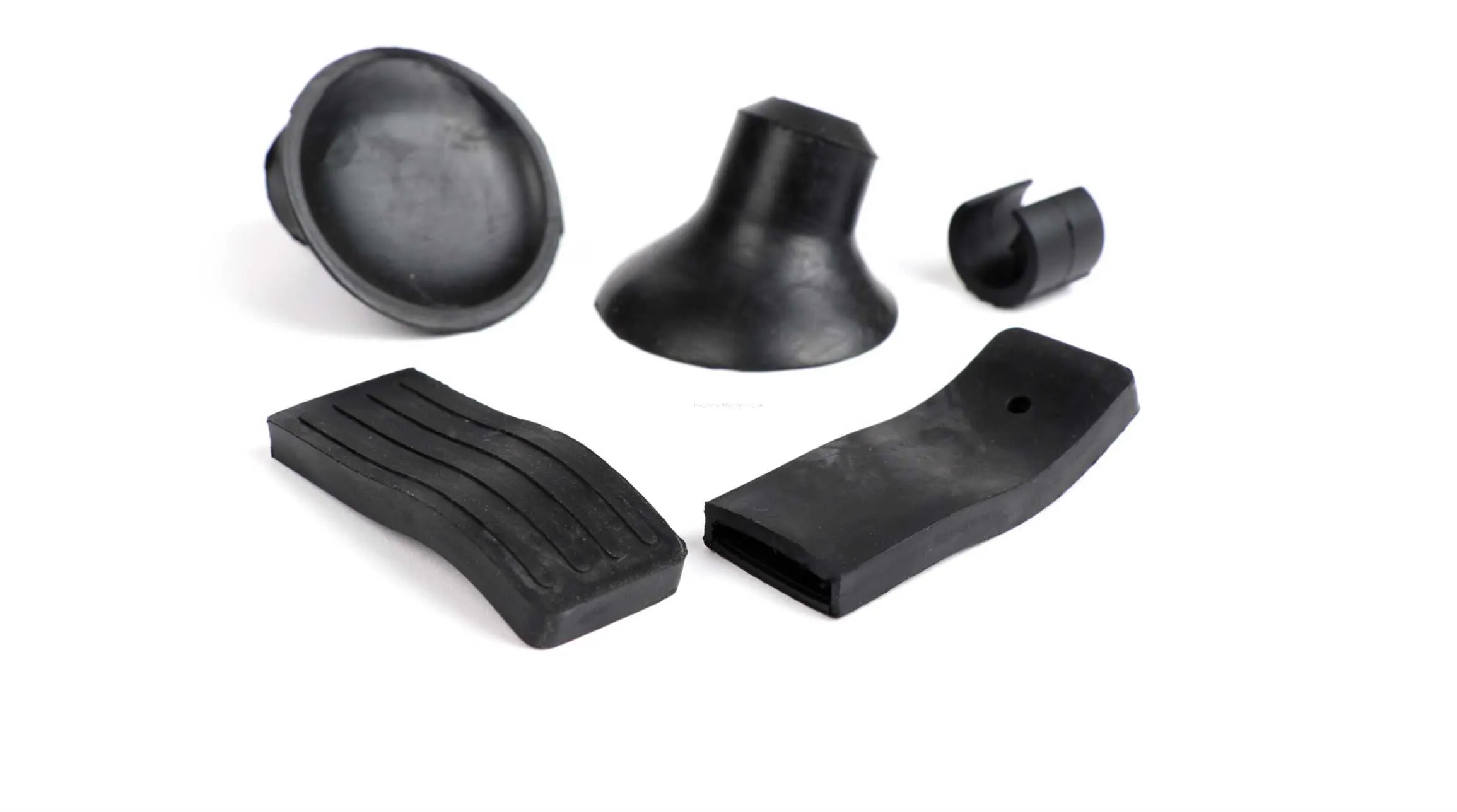 Rubber parts set foldable luggage carrier front | Vespa Smallframe/ Largeframe/ GTS/GTV