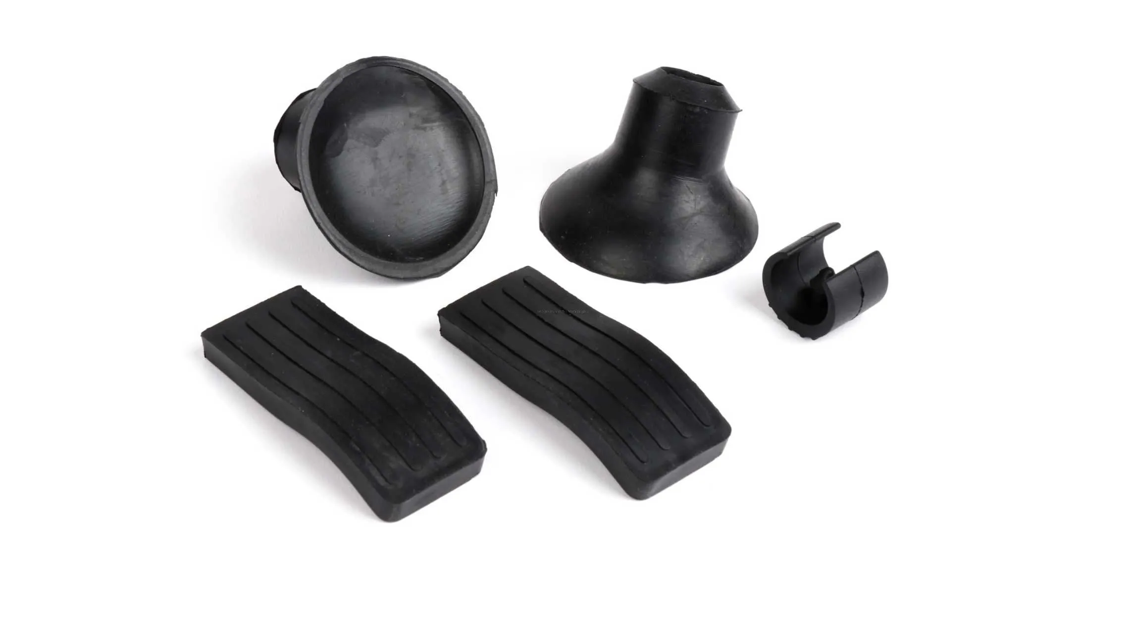 Rubber parts set foldable luggage carrier front | Vespa Smallframe/ Largeframe/ GTS/GTV
