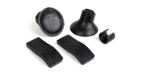 Rubber parts set foldable luggage carrier front | Vespa Smallframe/ Largeframe/ GTS/GTV