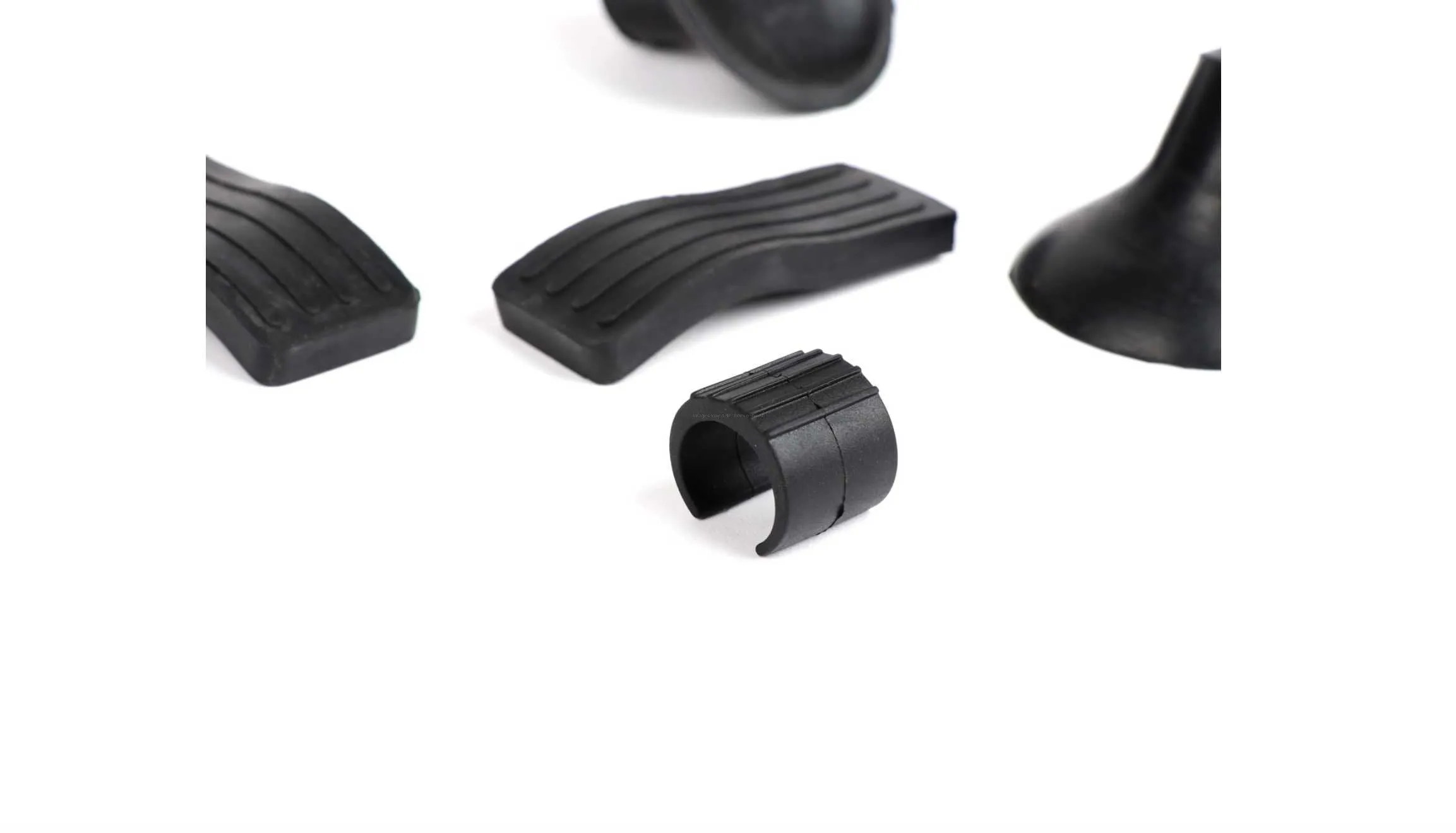 Rubber parts set foldable luggage carrier front | Vespa Smallframe/ Largeframe/ GTS/GTV