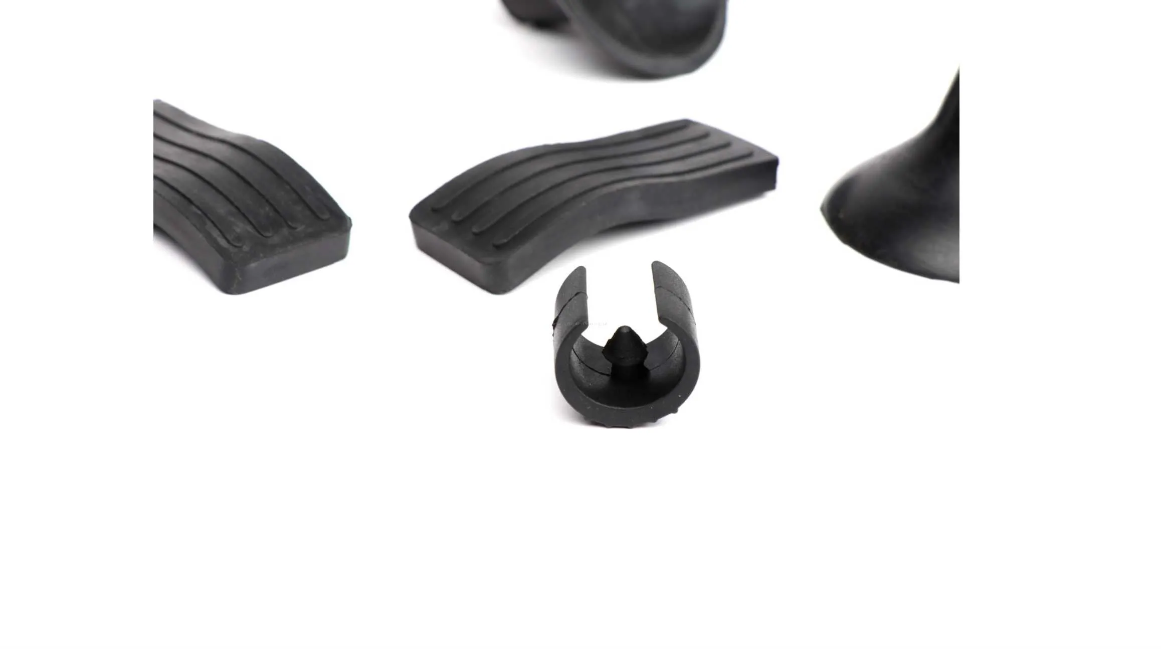 Rubber parts set foldable luggage carrier front | Vespa Smallframe/ Largeframe/ GTS/GTV