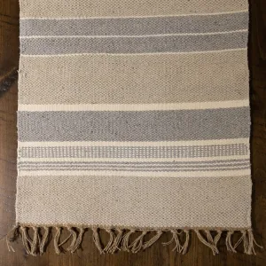 Rug Grey & Natural Stripes