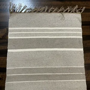 Rug Natural & Off White Stripes