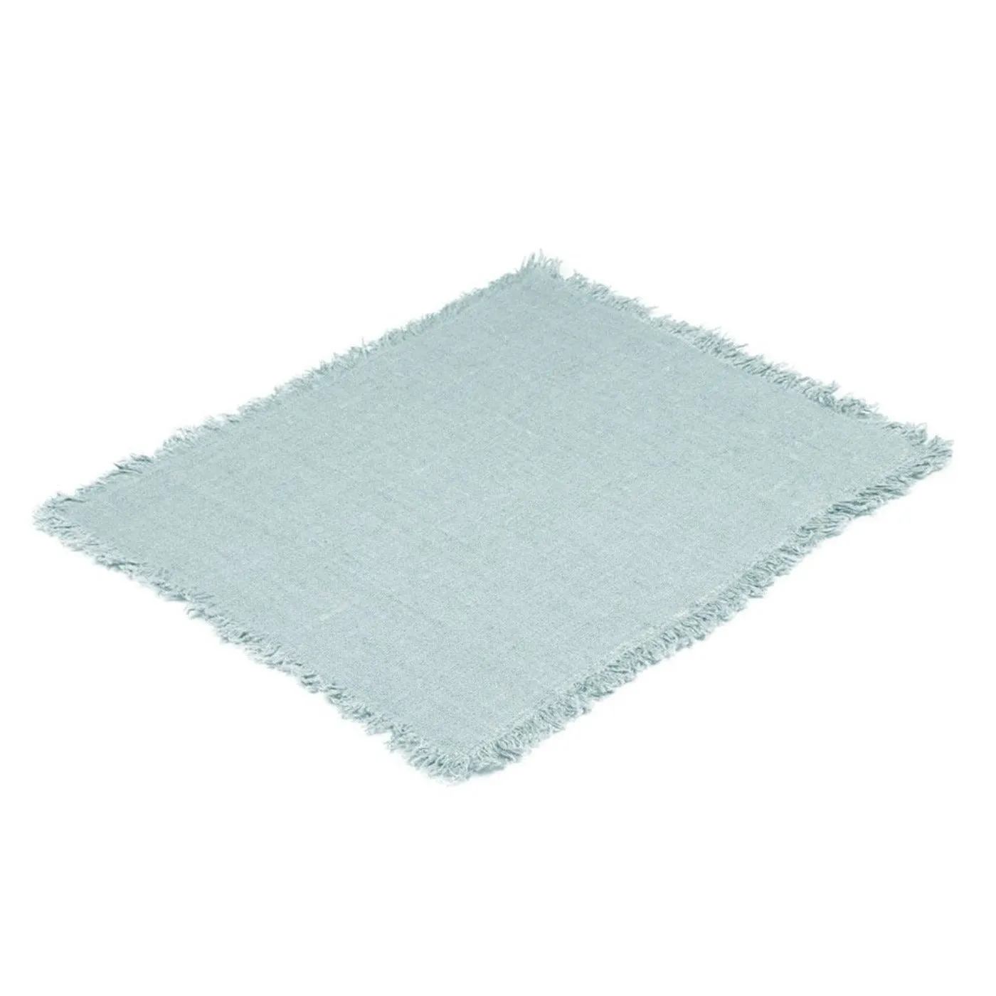 Rustic 100% Linen Placemat with Fringe