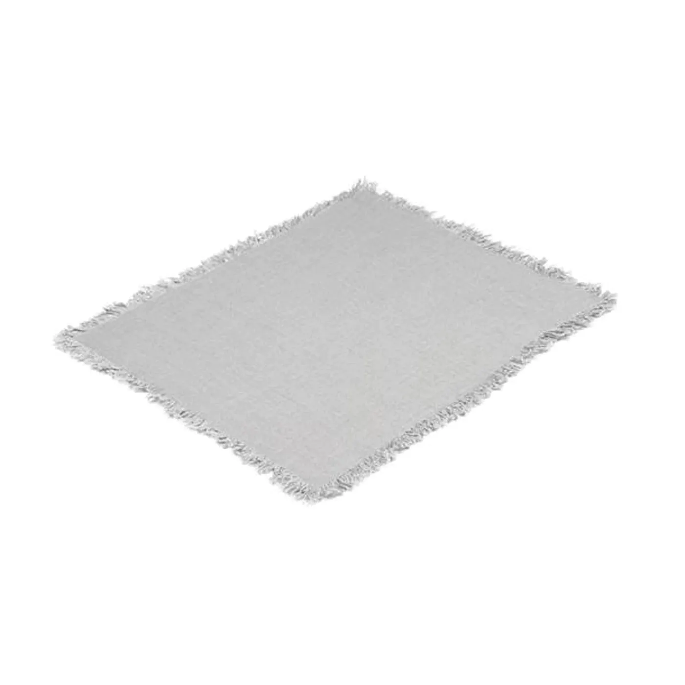 Rustic 100% Linen Placemat with Fringe
