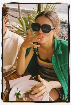 SAGENE BLACK SUNGLASSES