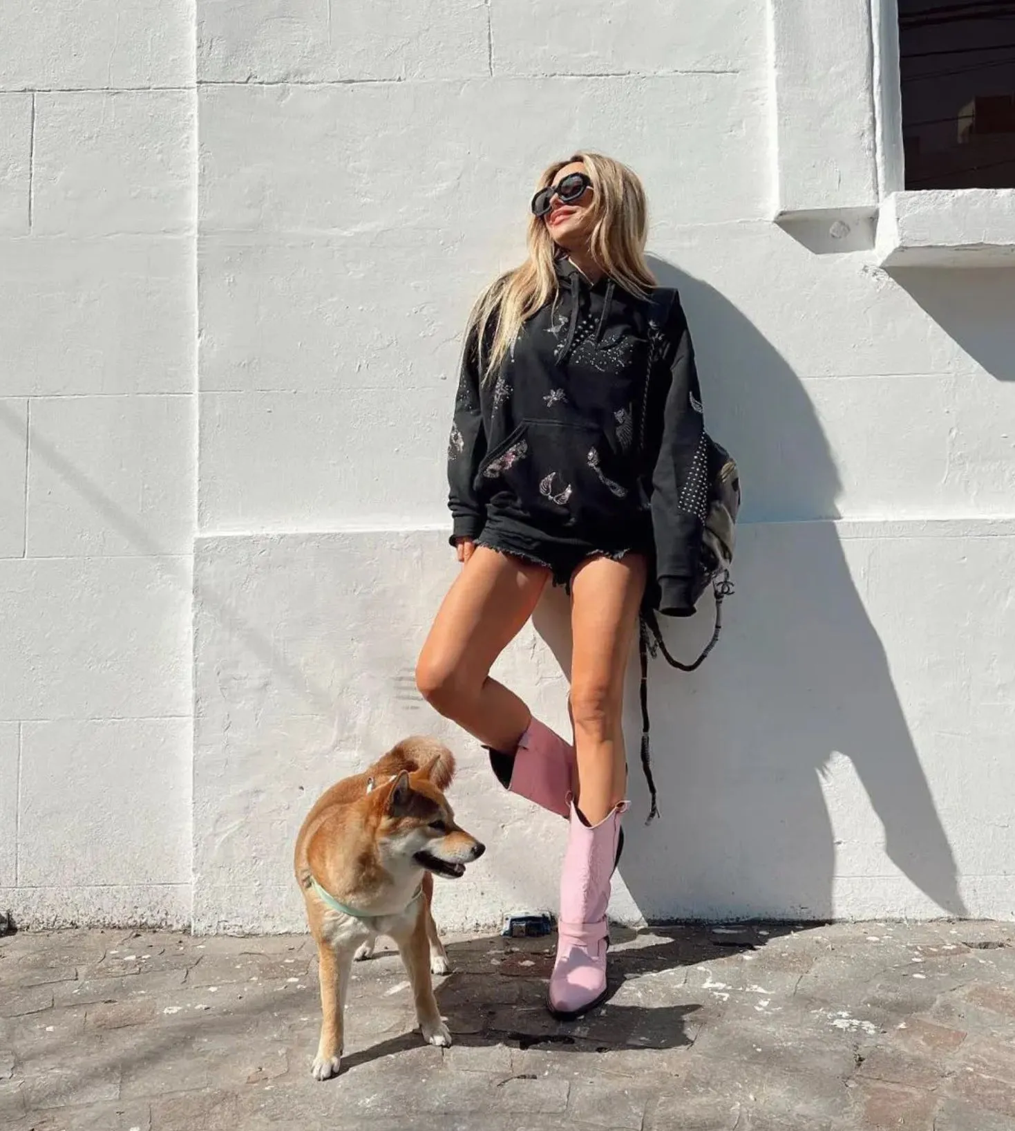 SAGENE BLACK SUNGLASSES