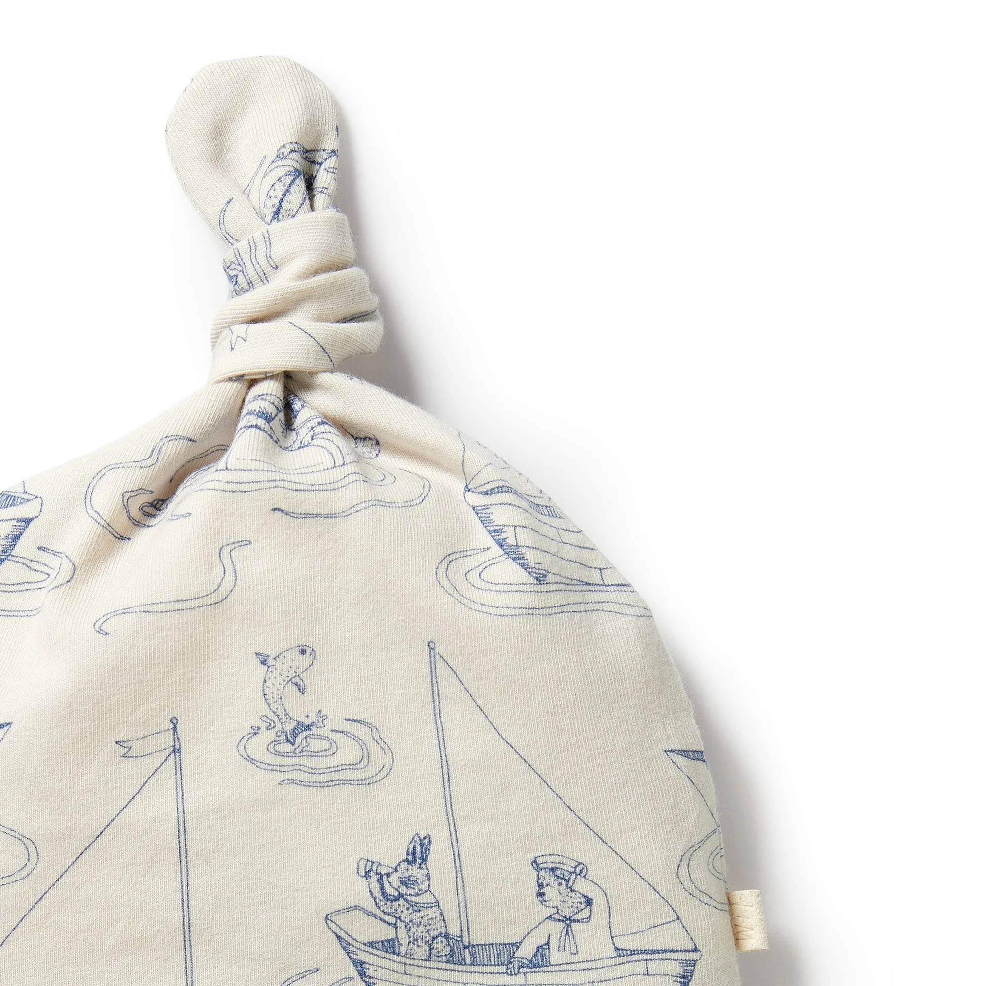 Sail Away Organic Knot Hat