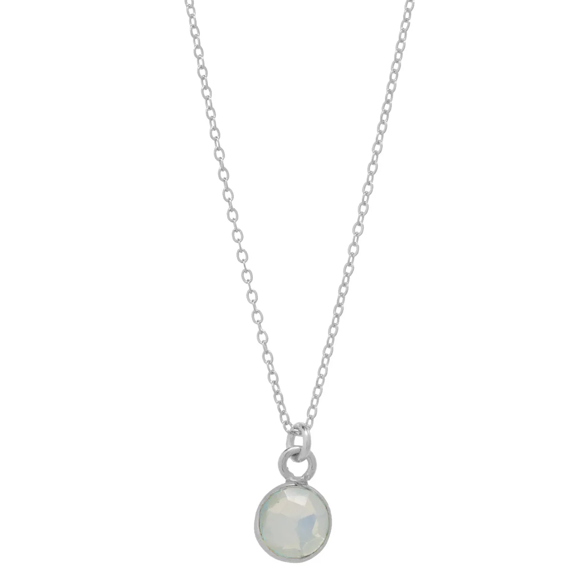 SALE - Tiny Bezel Stone Necklace (more colors)