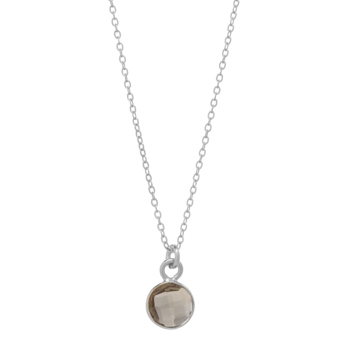SALE - Tiny Bezel Stone Necklace (more colors)